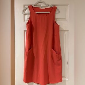 Jack Sleeveless Coral Dress - sz S